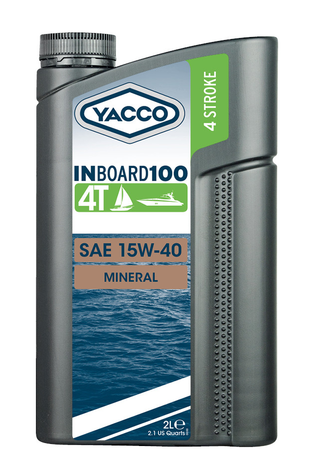 Масло моторное YACCO INBOARD 100 4T 15W40 (2 L)